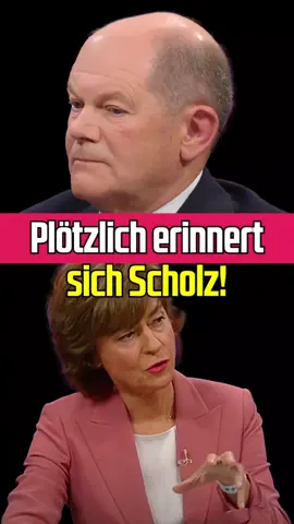 Plötzlich erinnert er sich! #scholz 