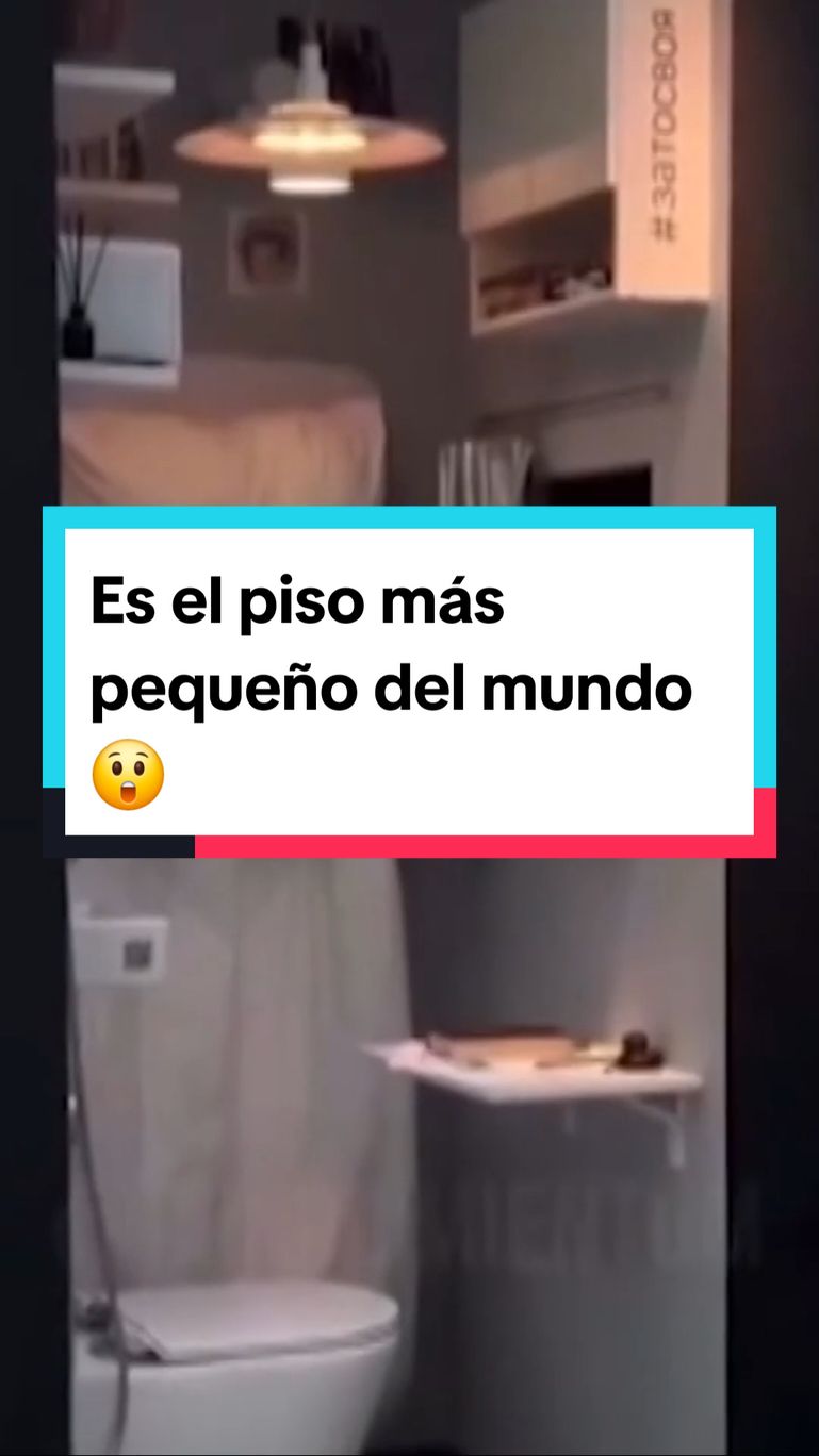 😲😱 Es en piso más pequeño del mundo, que afortunadamente, no existe. Se ha presentado en la Feria de Exposiciones de Moscú y tiene un metro cuadrado.  #munipiso #pisomaspequeño 