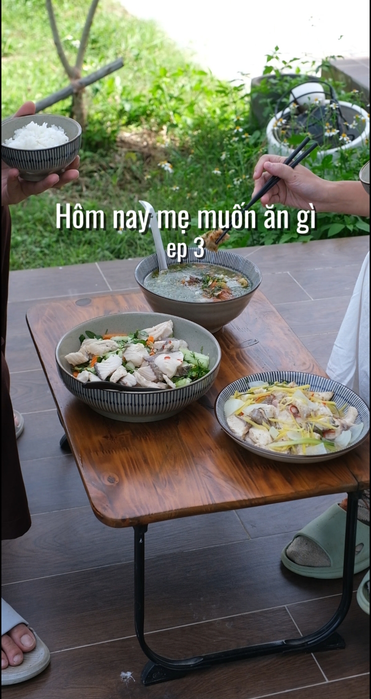 Hôm nay mẹ muốn ăn gì, ep 3. Mình rất ghét ăn cá, nhưng mấy món này là ngoại lệ.