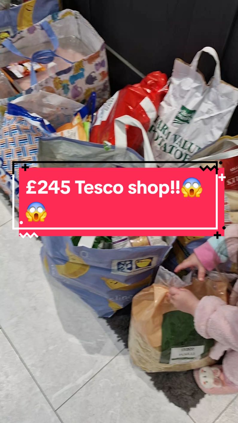 Large shop but hoping it helps in the long run!!! #haul #familyof5 #costoflivingcrisisuk #tescohaul #tesco #foodshop 