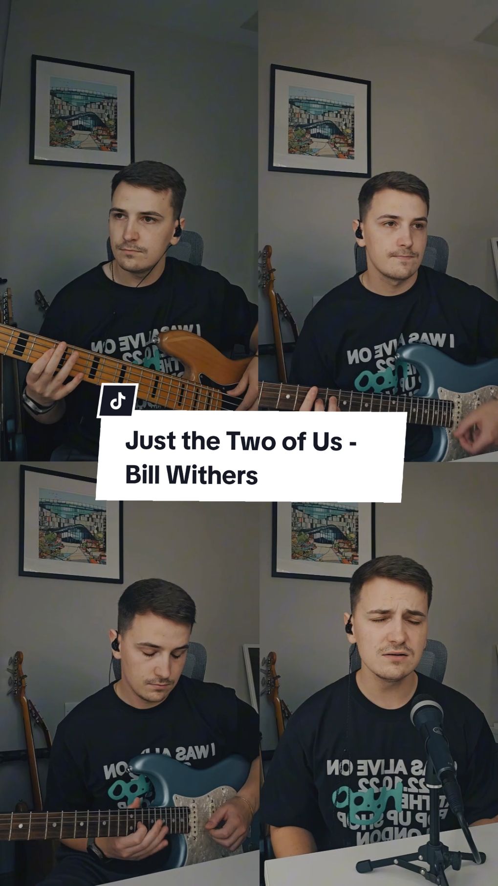 Just the Two of Us - Grover Washington Jr. ft. Bill Withers (cover) #billwithers #soul #funk #cover #vocals #guitarcover #bassguitar #british #uk 