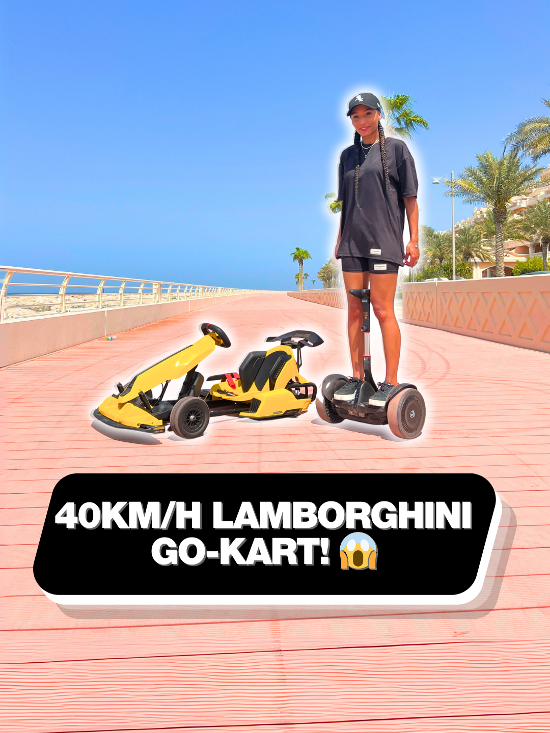 A Segway that doubles up into a Lamborghini go-kart! 😮 #segway #lamborghini #tech