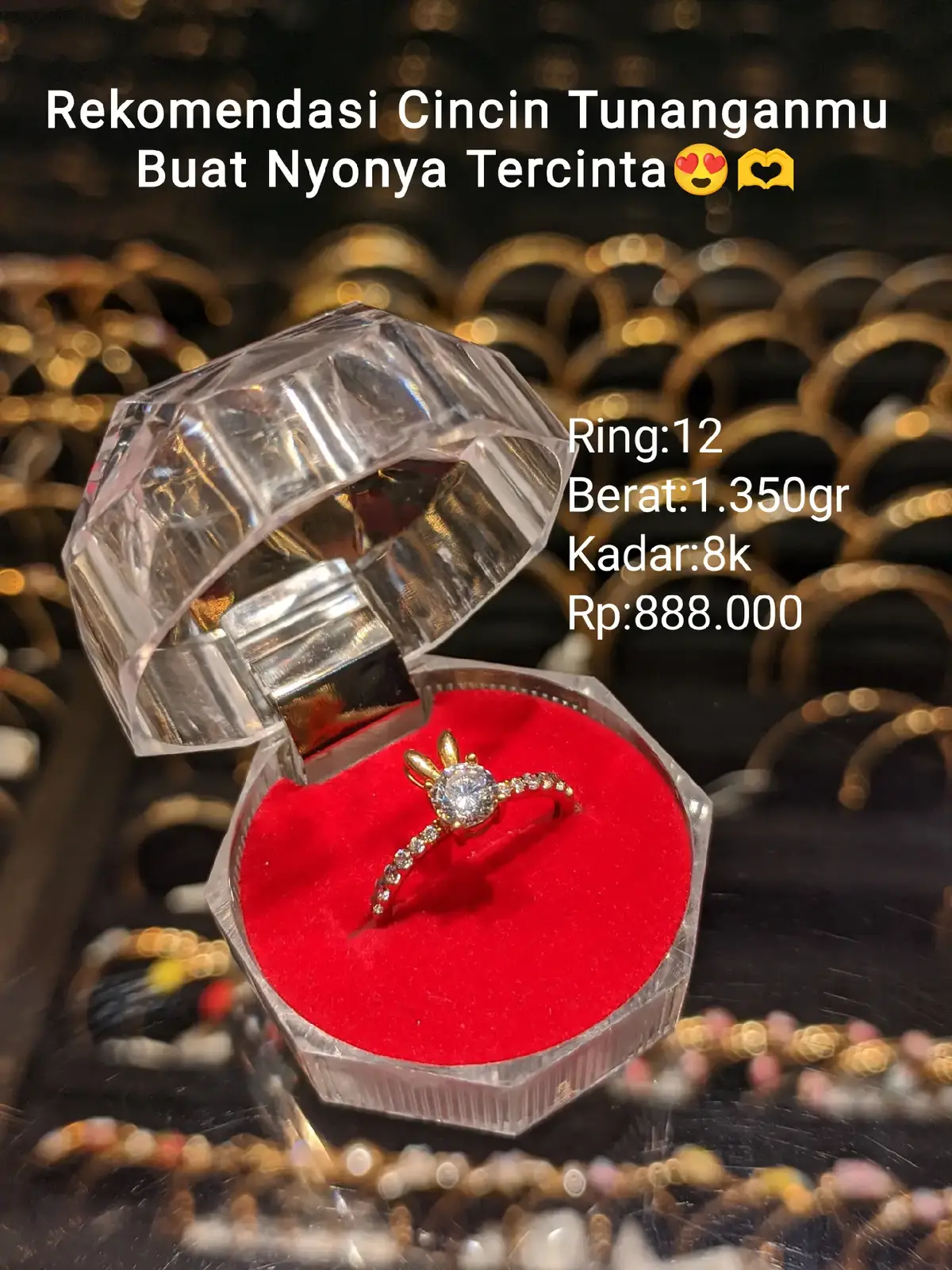 Egoku+egomu:tumbas cincin😜🥰🤙 #tokoemasgadjah #perhiasanemas #fypシ ##tokoemasgadjahsidoarjo #Gadjahlwg2 Pi