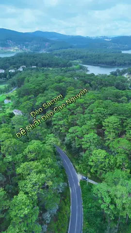 Đèo Sacom bên hồ tuyền lâm . 1 tuyệt tác của thiên nhiên #dalat #dvxetudalat 