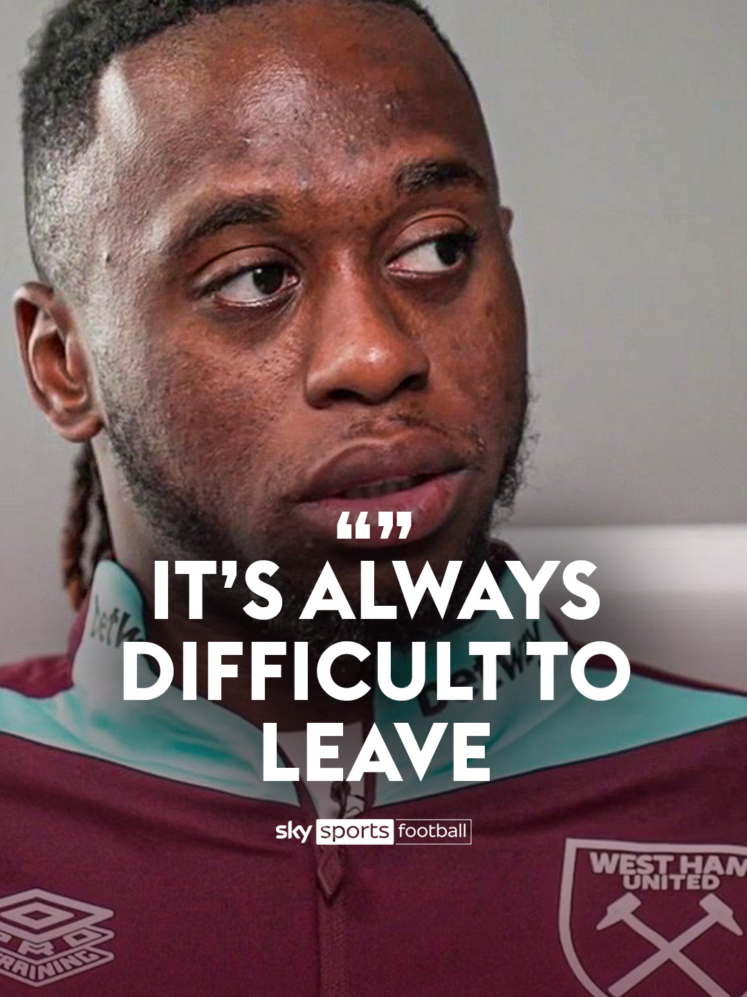 Aaron Wan-Bissaka reflects on leaving Manchester United 💬 #skysports #PremierLeague #manchesterunited #westham #aaronwanbissaka