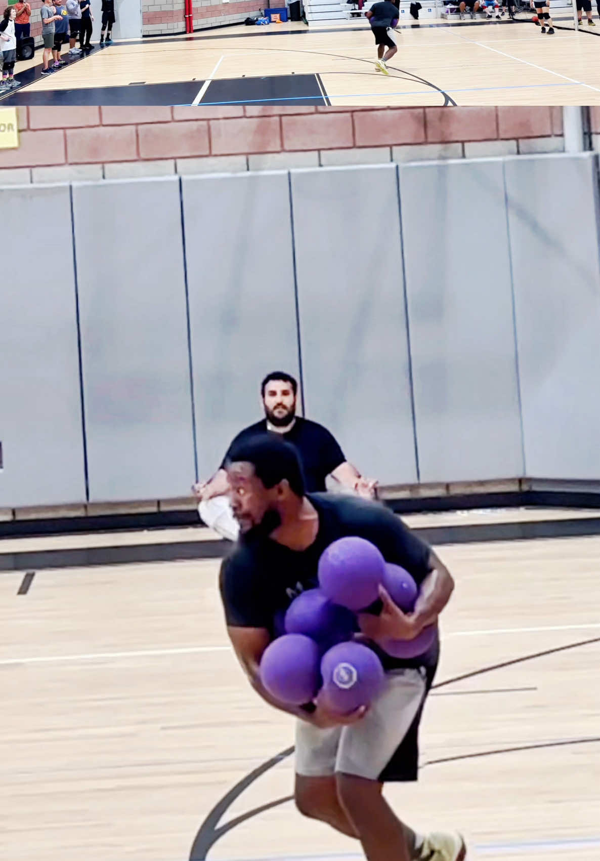 How To Throw 7 Balls At The Same Time! #dodgeball #highlights #fyp #ohmyjoshh9 @antonebanantone 