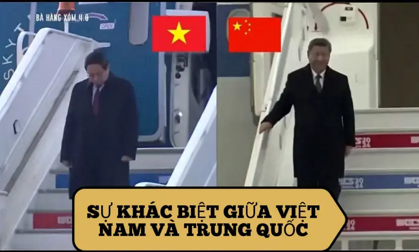 sự khác biệt giữa Việt Nam và Trung Quốc 