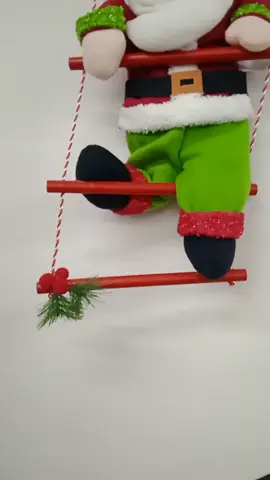 Papai Noel subindo as escadas 