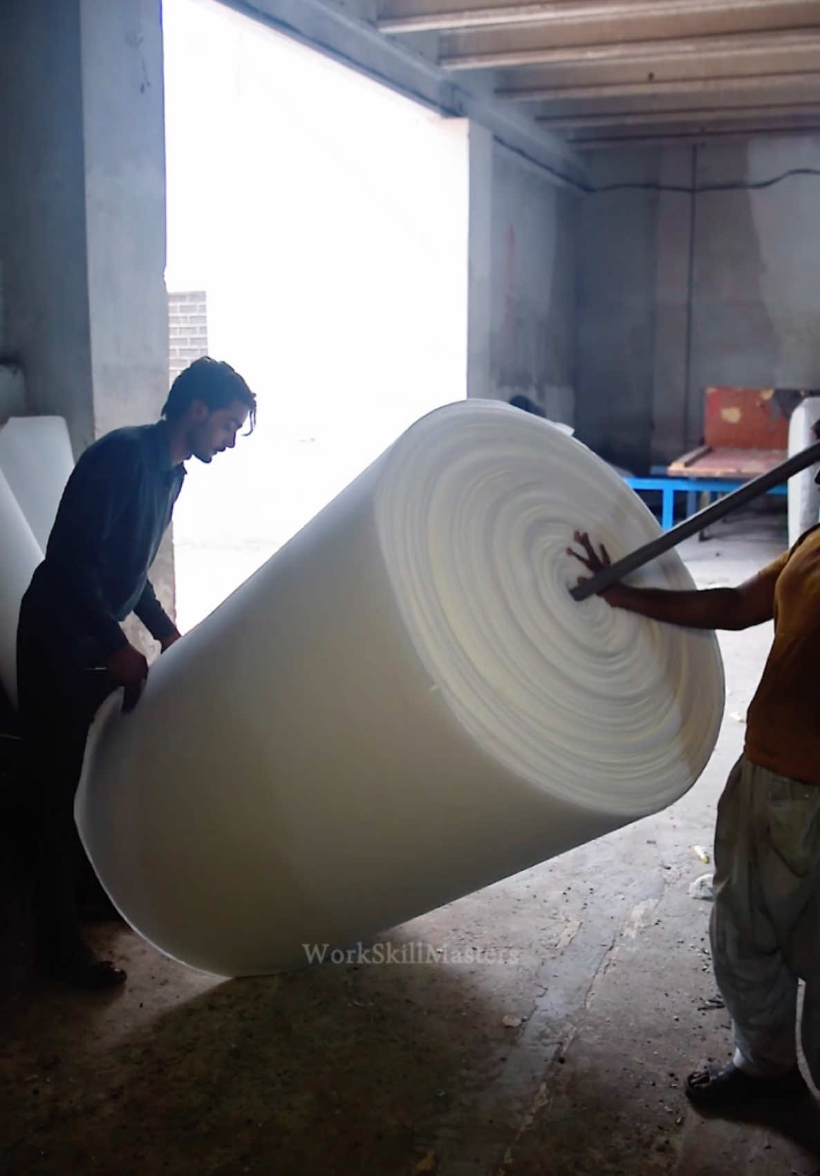 Production Process Of  High-Quality White Polyurethane Foam