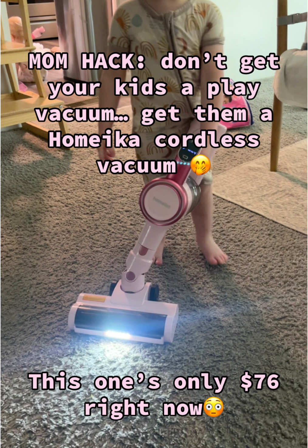 Thanks for cleaning under the table miss ma’am 😘#tiktokshopfinds #tiktokshopholidayhaul #vacuum#vacuum #kidsvacuum 