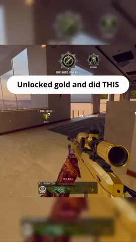 Unlocked gold on the LW… #cod #bo6 #montage #sniping quick scope bo6