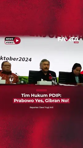 Tim Hukum PDI Perjuangan mengklaim menemukan kejanggalan dalam putusan PTUN Jakarta. Kejanggalan pertama adalah adanya eksepsi dan intervensi terkait kewenangan gugatan yang diajukan ke PTUN. Kejanggalan kedua adalah putusan PTUN yang seharusnya dibacakan pada 10 Oktober, tetapi baru dibacakan pada 24 Oktober 2024. Ketua PTUN Jakarta dilaporkan tidak dapat membacakan putusan pada tanggal yang dijadwalkan karena alasan kesehatan. Meski demikian, Tim Hukum PDIP menghormati putusan tersebut. Namun, mereka hanya mengakui keterpilihan Prabowo yang sah, tidak untuk Gibran. #PDIPerjuangan #PTUNJakarta #Prabowo #Gibran #Pemilu2024 #Hukum #KewenanganGugatan #PutusanPTUN #PDIP #bonusdemografi #indonesiaemas2045 #mewarnaiindonesia 
