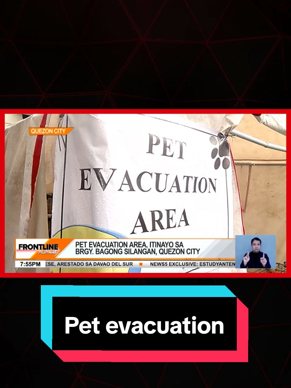 Mayroon nang evacuation area para sa mga alagang hayop sa Quezon City. Mayroon pa silang libreng bakuna! #News5 #FrontlinePilipinas #NewsPH #SocialNewsPH 