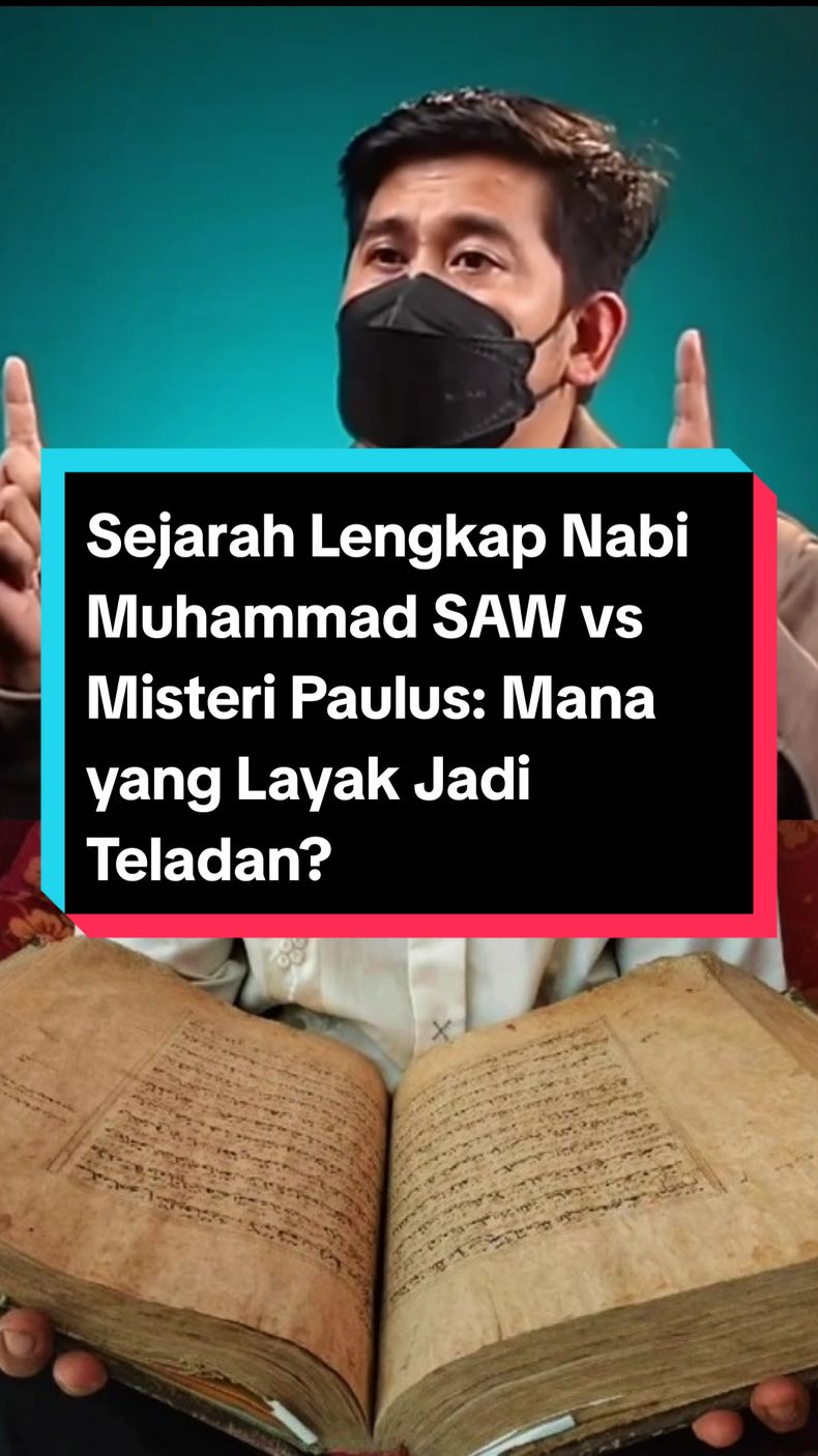 Siapa yang lebih layak dijadikan teladan, Nabi Muhammad SAW atau Paulus? Saat sejarah Nabi Muhammad SAW lengkap dan terbuka, Paulus justru menyisakan banyak misteri—dari asal-usul hingga ajarannya. Bagaimana kita bisa mengimani ajaran tanpa bukti sejarah? Saatnya umat Islam memahami apologetika demi memperkuat akidah dan melawan fitnah yang melemahkan. #apologetislam  #faktasejarah  #kuatkaniman  #fyp  #teukuiroelvibes 