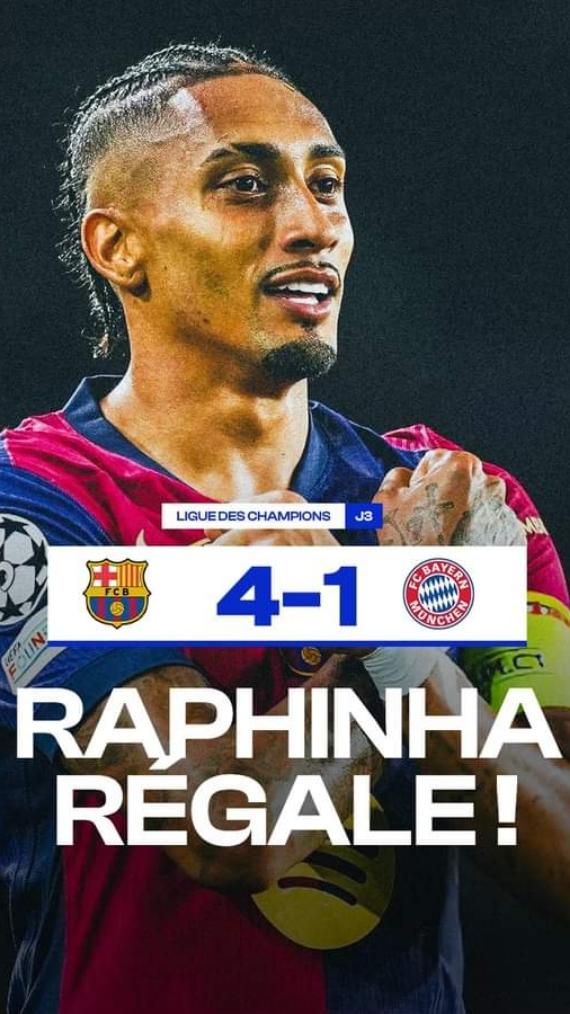 Barcelona vs Bayern Munich 4-1 Highlights & All Goals 2024 #ucl #ssucl #barcelona #lamineyamal #pedri #raphinha #casados #bayernmunich   #BayernMunichvsBarcelona #fyp #levendowski #classico #yamalvsdevise @Atikour Rahman @VISCABARCA🔵🔴 @Barcelone 