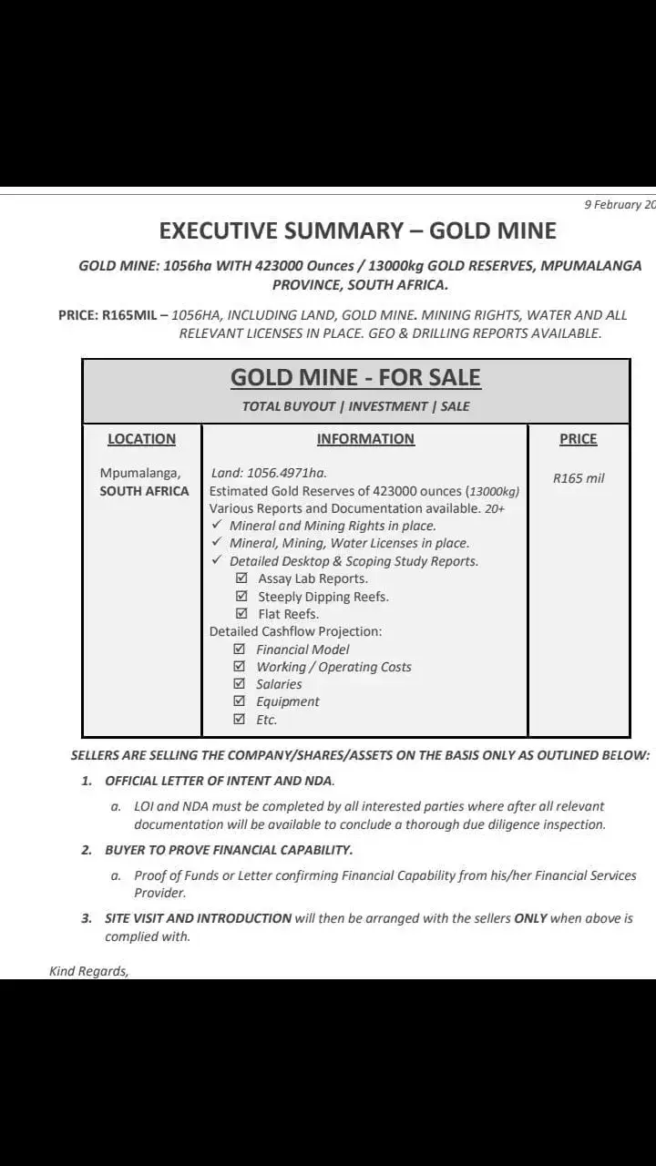 If you are an Investor in the Market for a Gold Mine or know of someone interested please feel free to contact me for more information.  Are you an Investor looking for investor in South Africa ‼️‼️ Don't miss this Opportunity and many other Investments Available.  Contact me Jennifer +2763 482 6061  #GodIsAble #tiktoksouthafrica #ticktokworldwide #ticktokworldwide#realestateinvesting #realestateagent #everyone #realestate #Gold 