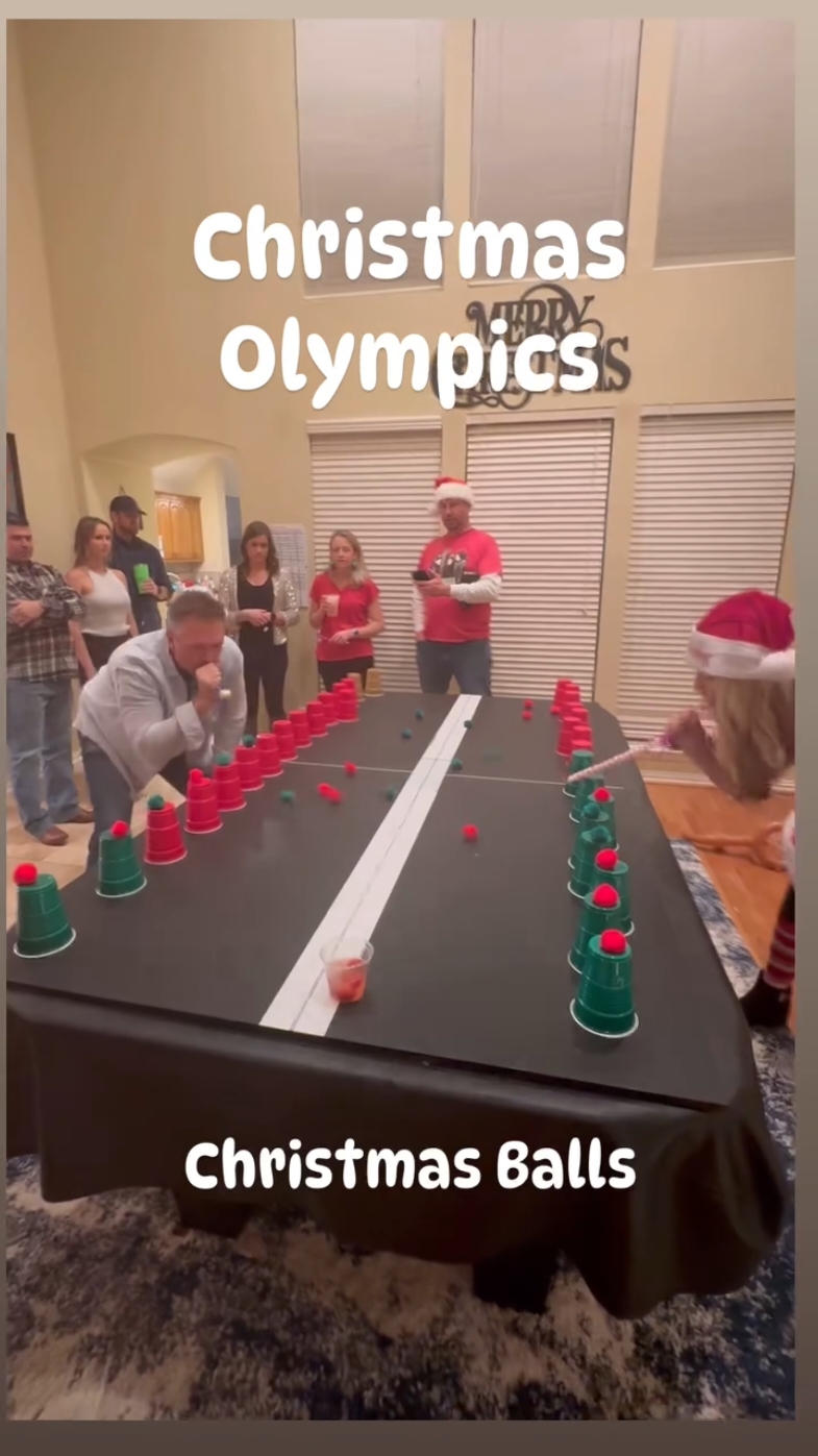 Gear up for a holly jolly showdown at your next holiday gathering with Christmas Olympics. What games does your family play? #christmas2024 #christmasiscoming #christmaspartyideas #christmasgames #FamilyFun