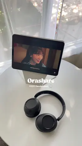 Thanks to the Orashare HS03 Wireless Headphones, I can really feel every moment while binge-watching my favorite series ♡  #orashare #unboxing #headphones #fypviralシ #wirelessheadphones #tech 