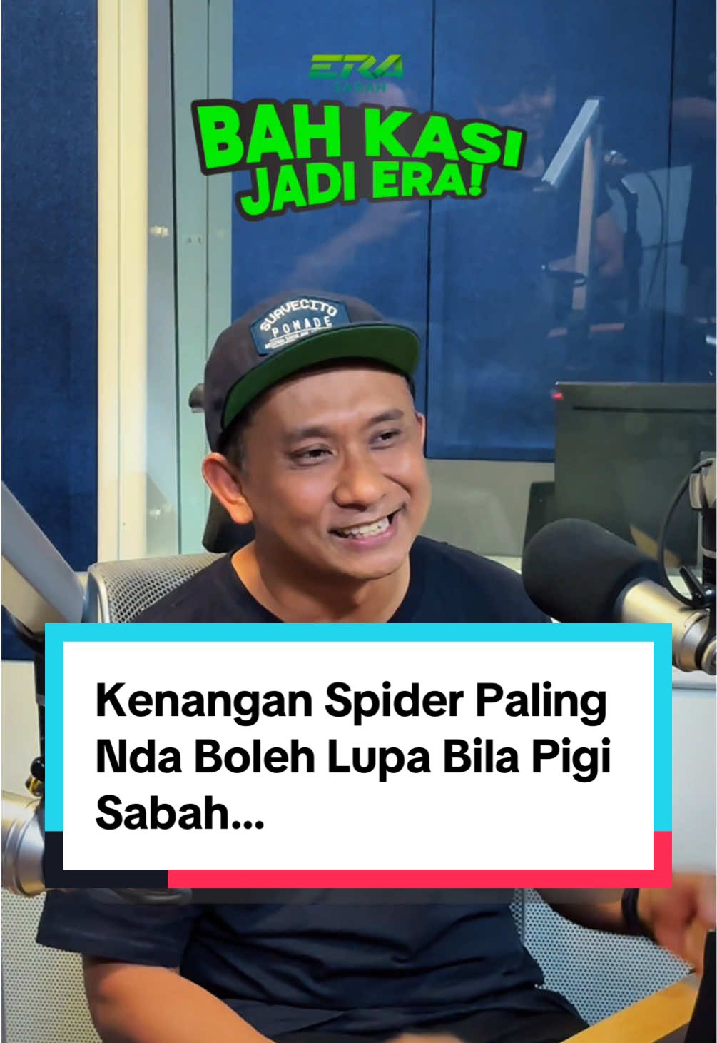 Spider kasi cerita kenangan paling dorang nda boleh lupa masa perform di Sabah. Mau satu kampung tu berbaris semata-mata mau ambil gambar dengan Spider #ERASabahKongsi #BahKasiJadiERA