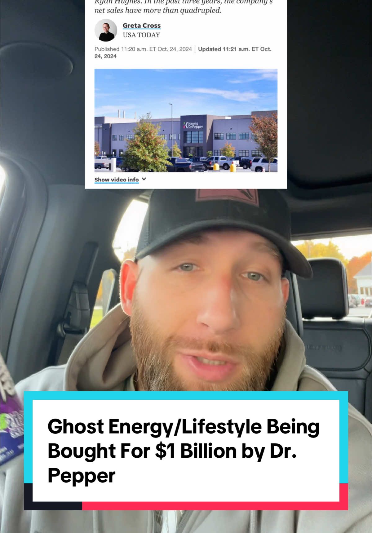 Ghost Energy and Lifestyle to be bought by Dr Pepper for almost 1 Billion. What’s that mean for the consumer? #ghostenergy #ghostlifestyle #energydrink #drpepper 