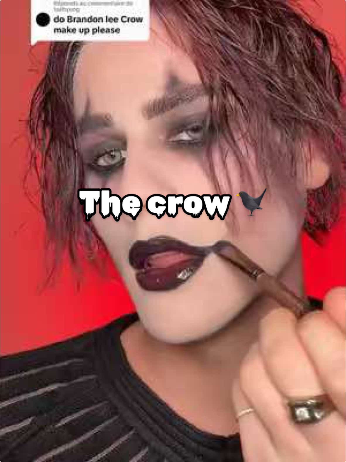 Réponse à @taehyung Challenge accepté ♥️ #thecrow #thecrowcosplay 