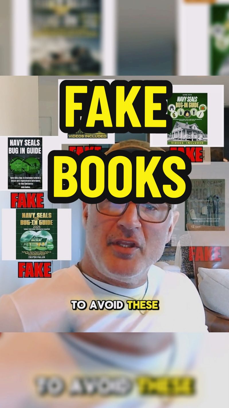 Our shop, The Lost Skills, is the only authorized seller of the Bug In Guide book on Tiktok.  Do not get fooled by all the fake versions out there. They are cheaper but have low quality information and low quality printing. #buginguide #navyseal #navysealtraining 