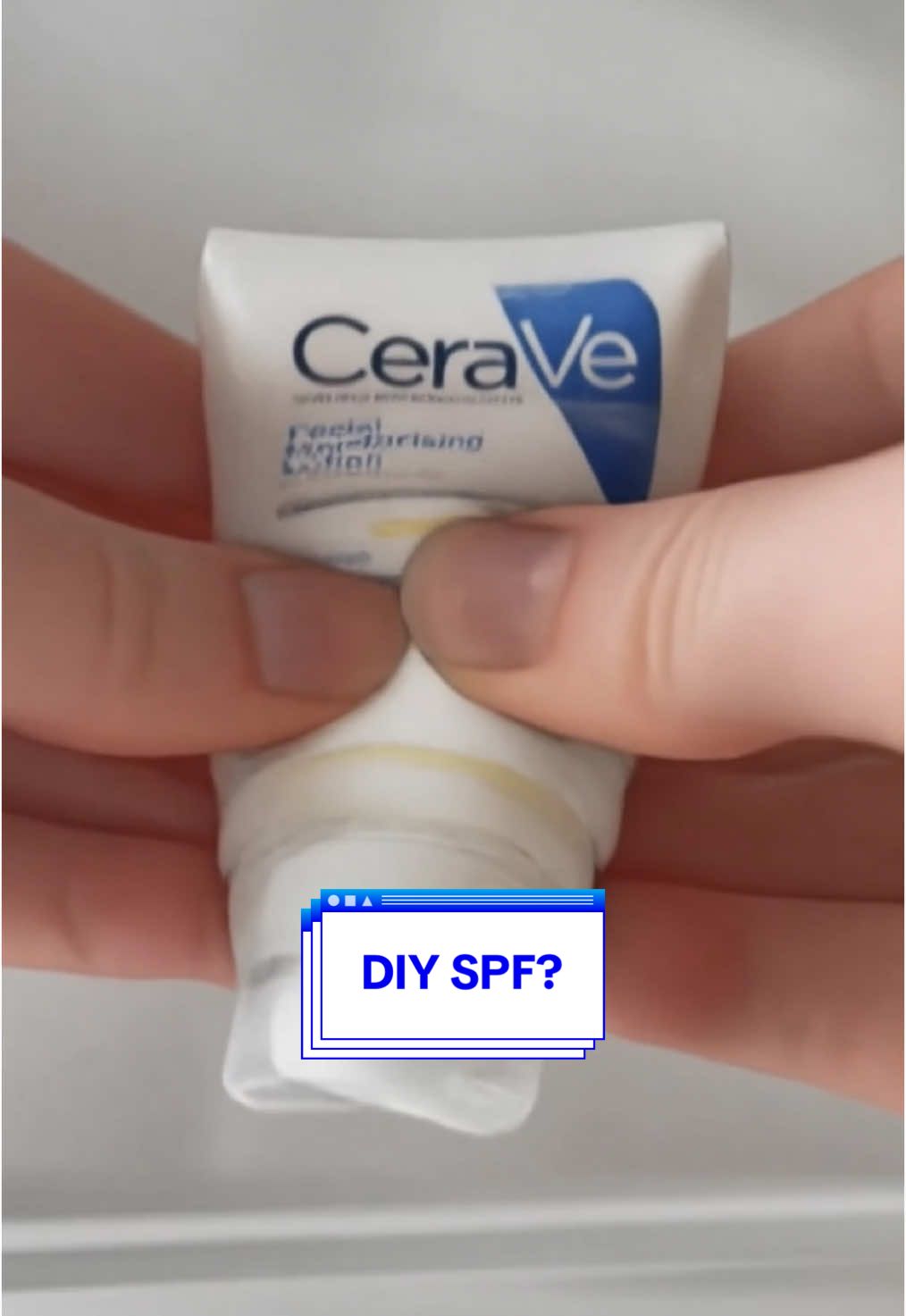 Heard we’re all DIYing our SPFs now 🫠 #FactCheckYourFeed #CeraVe #ASMR #Squish