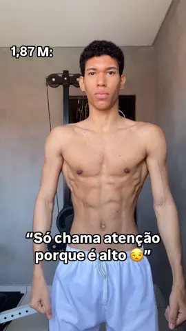 Altura importa?  #bulking #altura #shape #ecto #vaiprofycaramba 