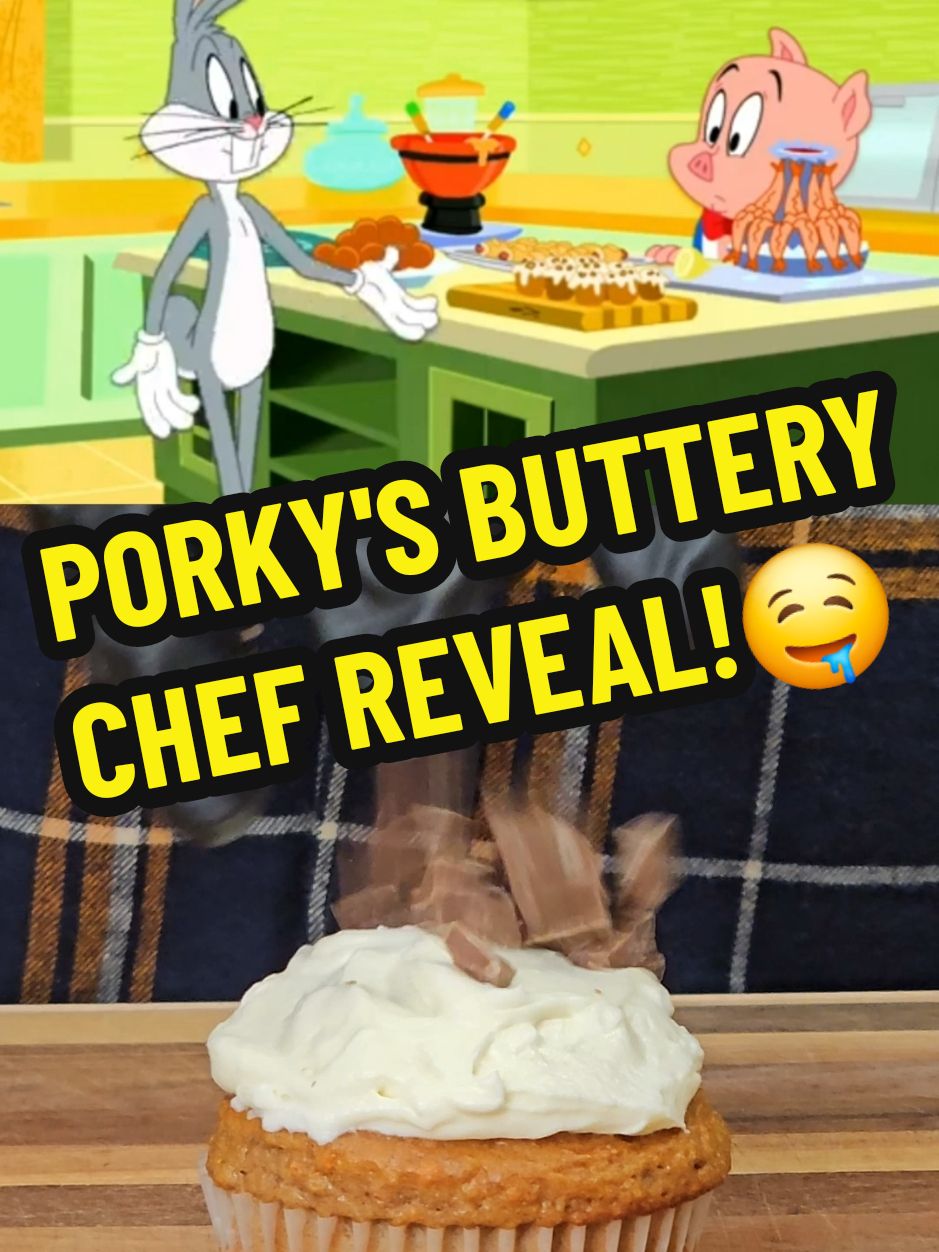 Plating Up Porky Pig's buttery Blast From The Past!🧈 #looneytunes #porkypig #BugsBunny #daffyduck #catering #partyfood #butter #looneytoons #warner #warnerbros #fyp 