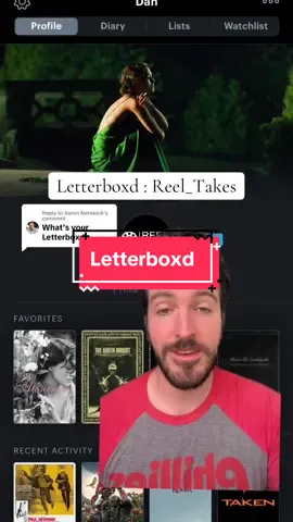 Replying to @Aaron Nerswick find me on Letterboxd at Reel_Takes. Going to start trying to track doen all my mutuals on there, and I’ll start writing some reviews soon #letterboxd #movies #movietok #film #filmtok #cinema #moviereview 
