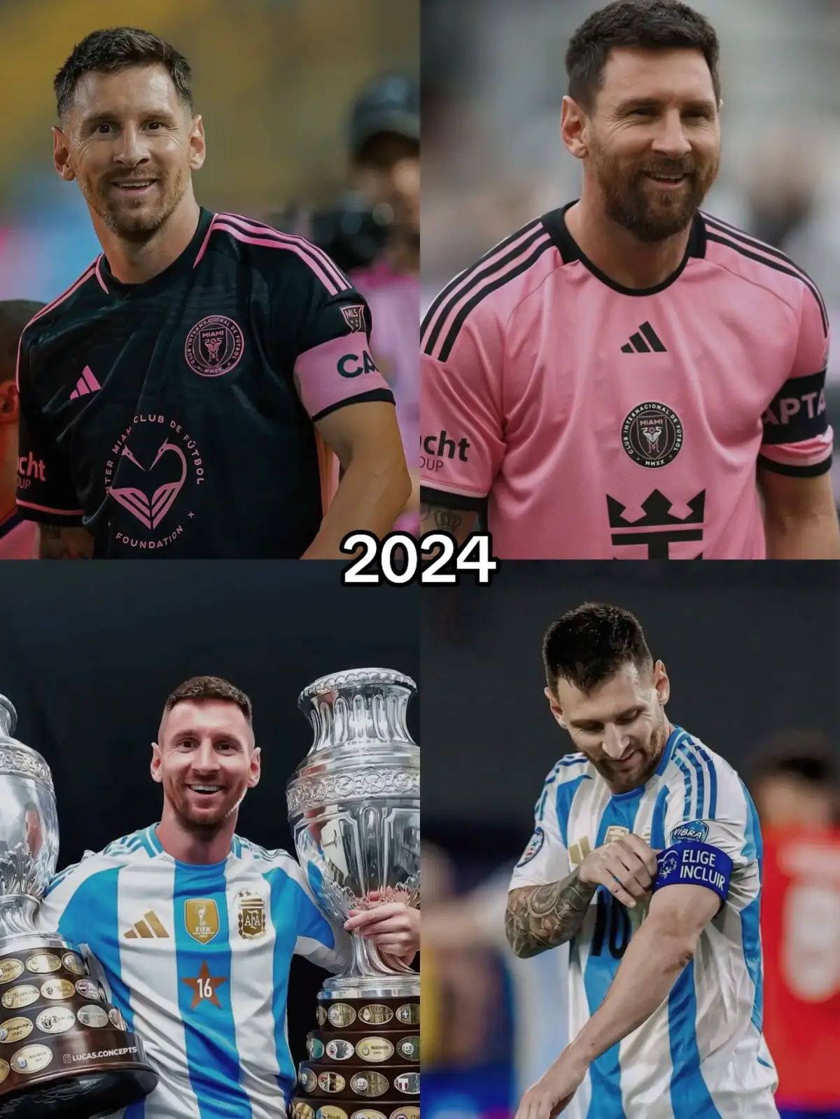 Lionel Messi 2024-2005⚽❤️‍🩹 #lionelmessi #messi #lapulga #futbol⚽️ #footballtiktok #evolution #Viral #fyp #paratii 