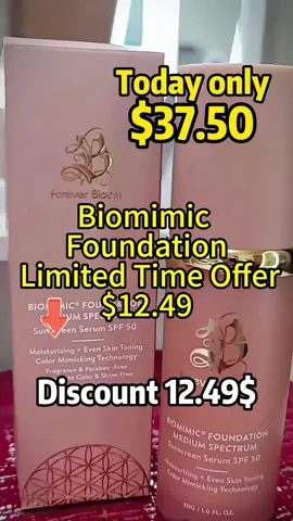 Biomimic Foundation #biomimicfoundation #colorchangingfoundation