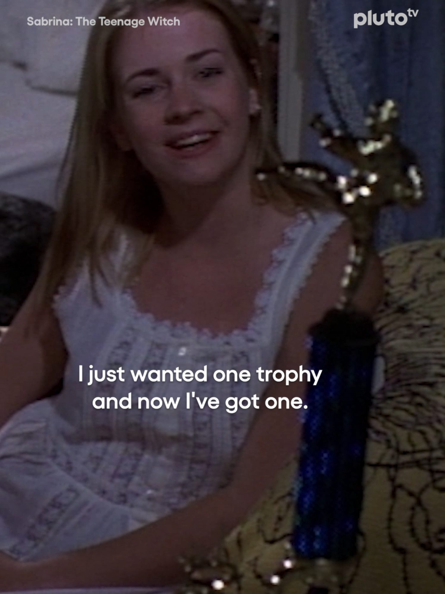 ICYMI she won a trophy 🏆​ #SabrinaTheTeenageWitch #MelissaHart #PlutoTV #PlutoTVUK​