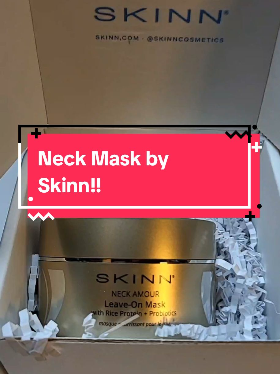 I love this Neck Armor Mask by @SKINN Cosmetics  #skinn #neckmask #neckarmor #riceprotein #prebiotics #neckcream #firming #tightening #lifting #wrinkles #fyp #tiktokshopblackfriday #tiktokshopcybermonday #spotlightfinds #blackfridayearlydeals #blackfridaydeals  #blackfriday