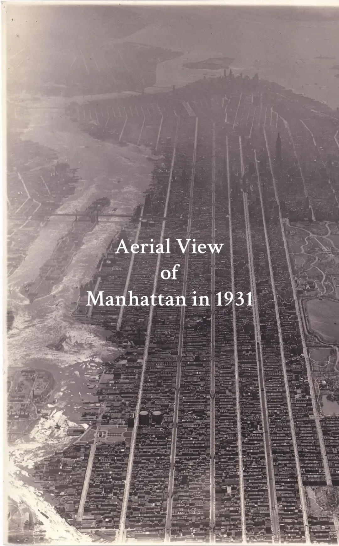 New York City before all the skyscrapers. Aerial image taken in 1931. #newyork #city #us 