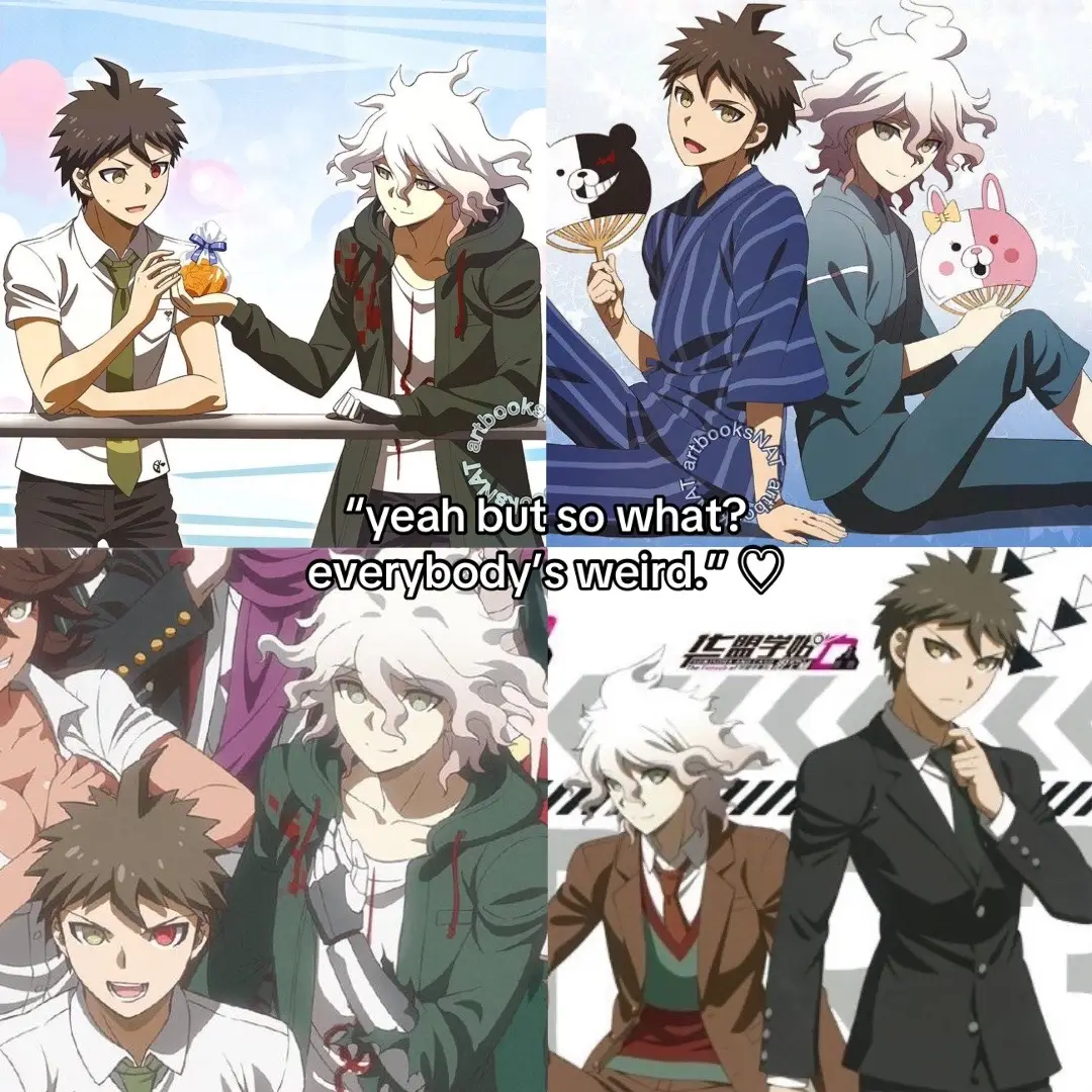 This could work the other way around too. i immediately thought of them when i heard this #komahina #hajimehinata #nagitokomaeda #danganronpa