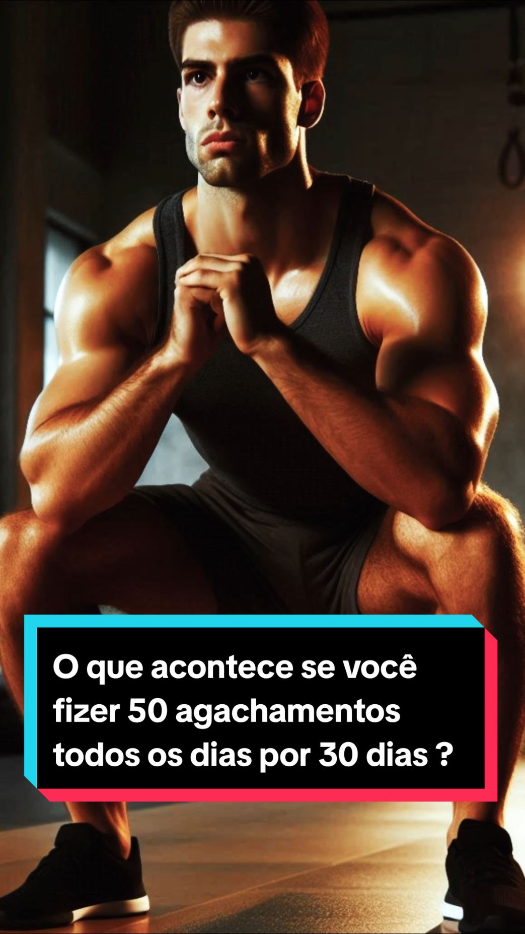 O que acontece se você fizer 50 agachamentos todos os dias por 30 dias ? #saude #dicasdesaude #agachamento #agachamentoemcasa #exercicio