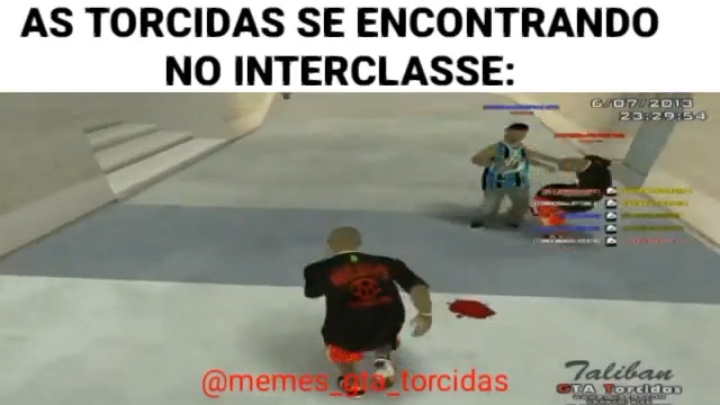 As sala caindo na mao KKKKKKKKK #gtatorcidas #meme #interclasse 