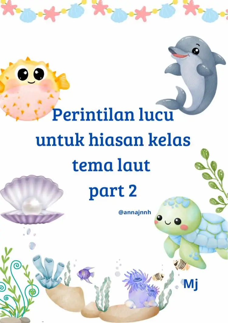 #hiasankelastemahewanlaut #hiasankelastemalaut #hiasankelas #gurumudaindonesia #gurumudaidaman 