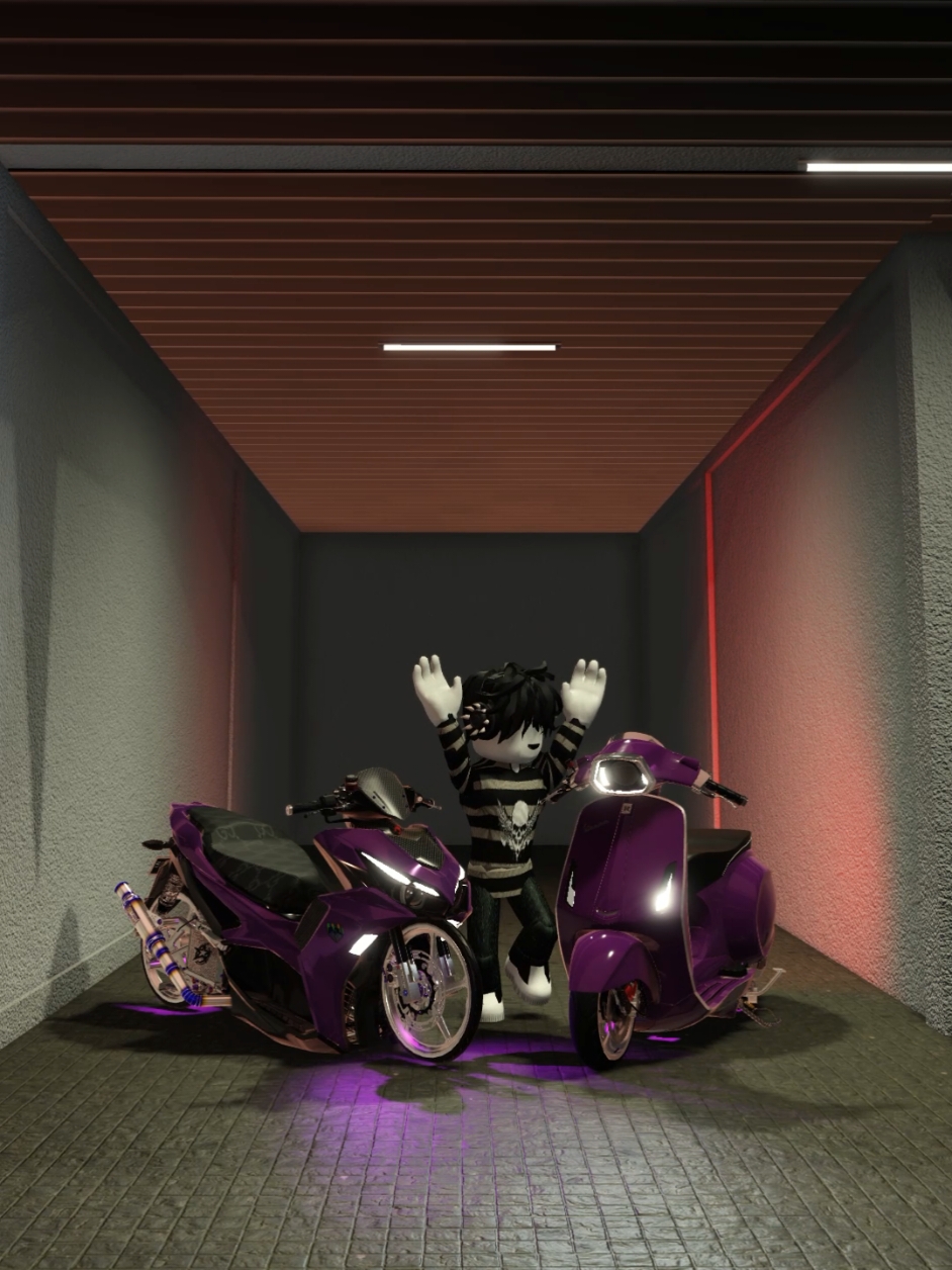 tambah motor apalagi ya?😋 #vespa #bukanrdw #roblox #robloxfyp #aerox 