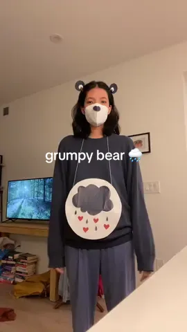 all recycled materials bc this was very last minute #grumpybear #halloweencostume #carebears