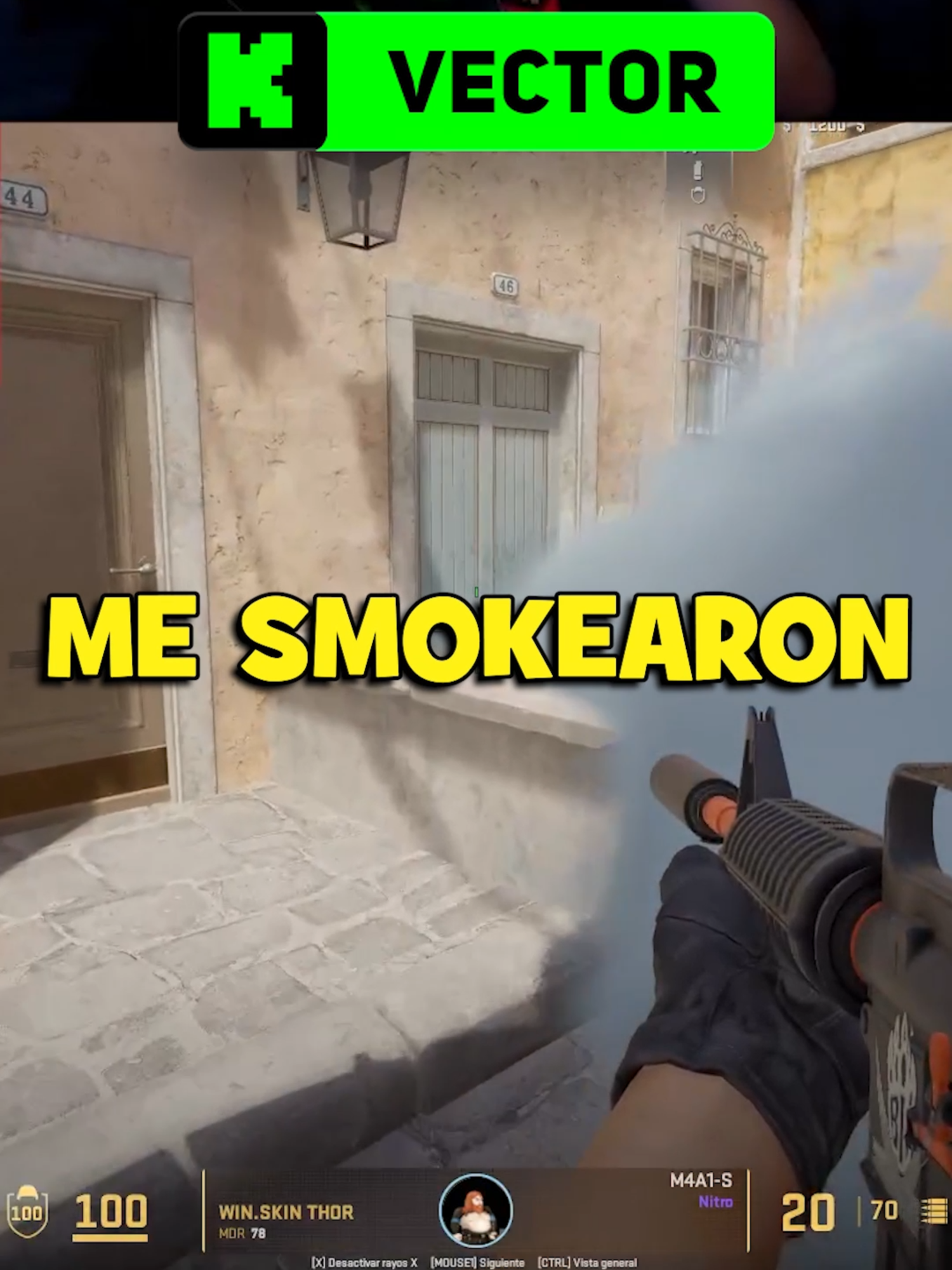 AHHH Me smkeron todo 😭 #vector #paratii #fyp #clips #comedia #gaming #argentina #csgo #cs #humor