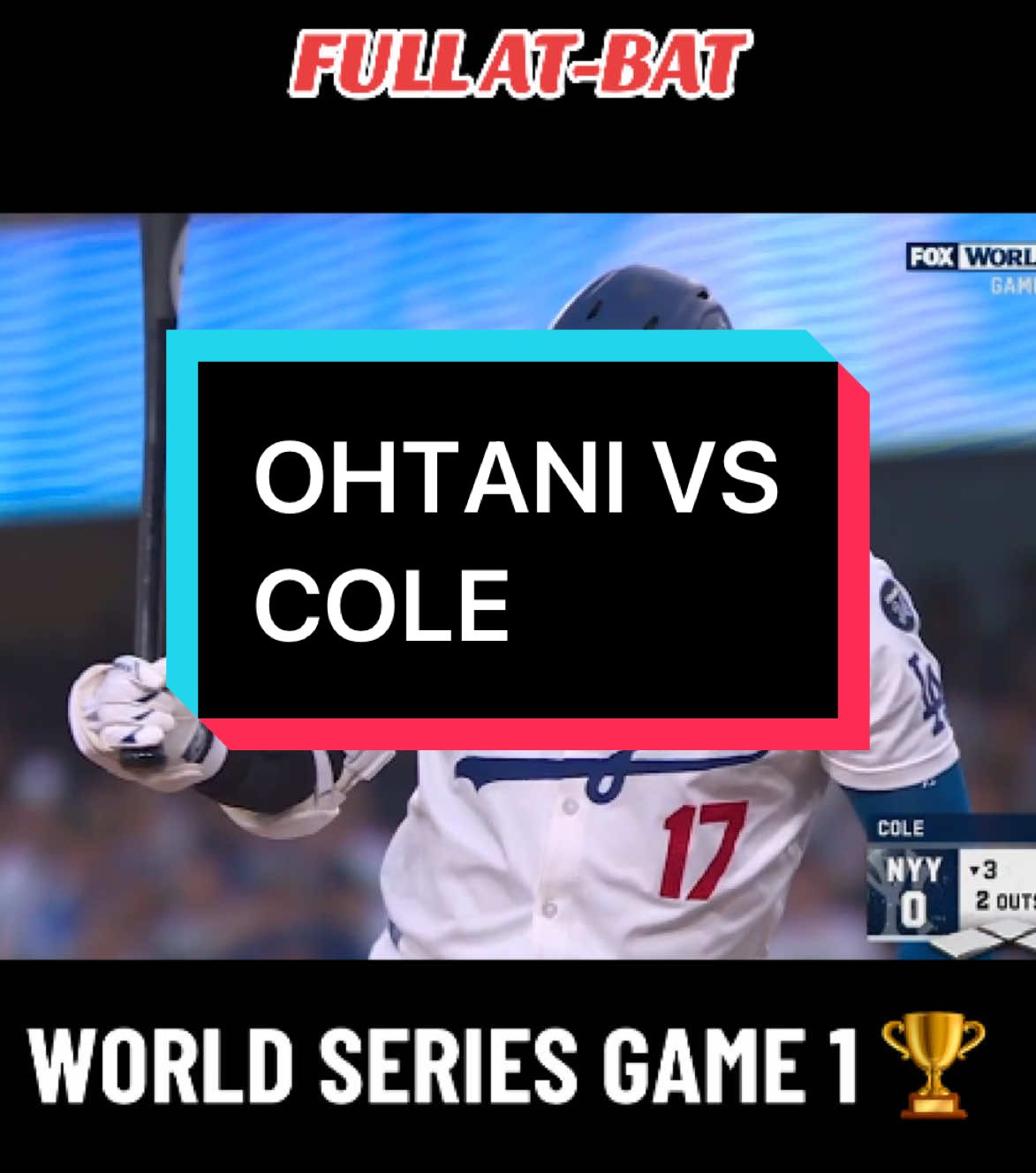 this is like watching my parents fight which i guess to be fair i should be used to by now anyway what an AB #shoheiohtani #gerritcole #dodgers #yankees #WorldSeries 