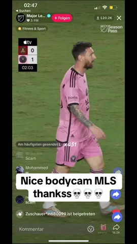 I was so excited💀💀#MLS #messi #intermiami #bodycam 