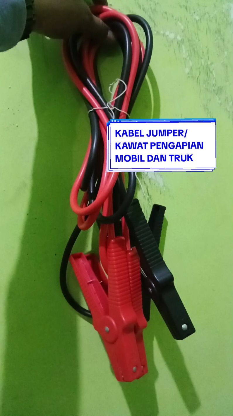 KABEL JUMPER/KAWAT PENGAPIAN MOBIL DAN TRUK PANJANG 4 METER #kabeljumper #kabeljumpermobil #kabeljumpertruk #kawatpengapianmobil #wibgajian #fyp 