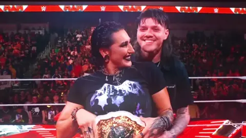 Rhea/Dom x Montell Fish #rhearipley #rhearipleywwe #dominikmysterio #WWE #professionalwrestling #wrestletok 