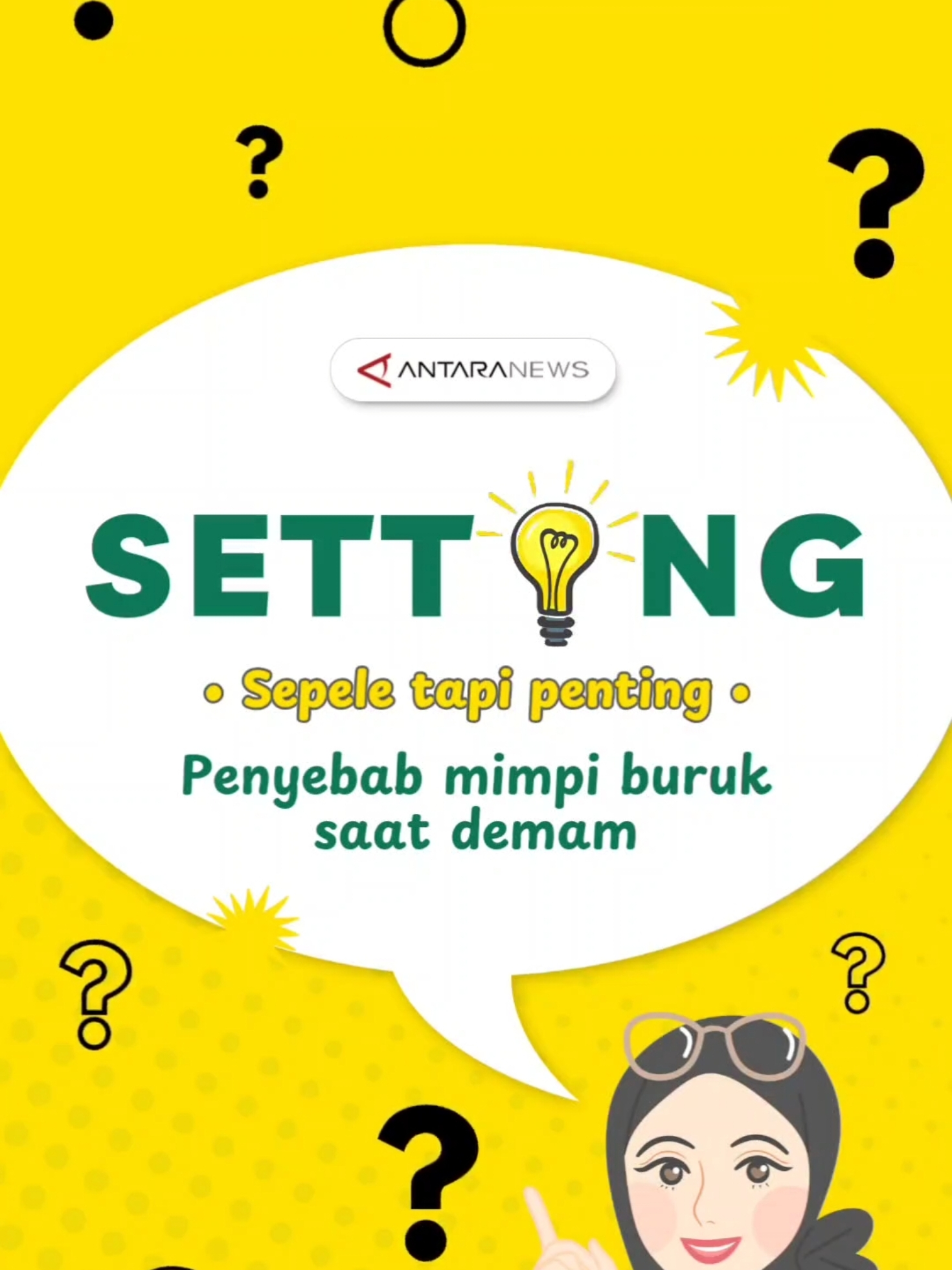 📢 *Sepele Tapi Penting (SETTING)* 📢 Siapa yang kalau lagi demam tinggi mimpinya jadi aneh-aneh?😱 Nah tau ga kenapa bisa kaya gitu ya? Apa faktor yang menyebabkan hal itu terjadi?? Yuk simak informasinya di Sepele Tapi Penting berikut ini! #fyi #tahukahkamu #mimpiburuk #funfact #pengetahuanumum #sepeletapipenting #tiktokinfo #foryourinformation #fyp #demamtinggi #faktaunik #longervideos 