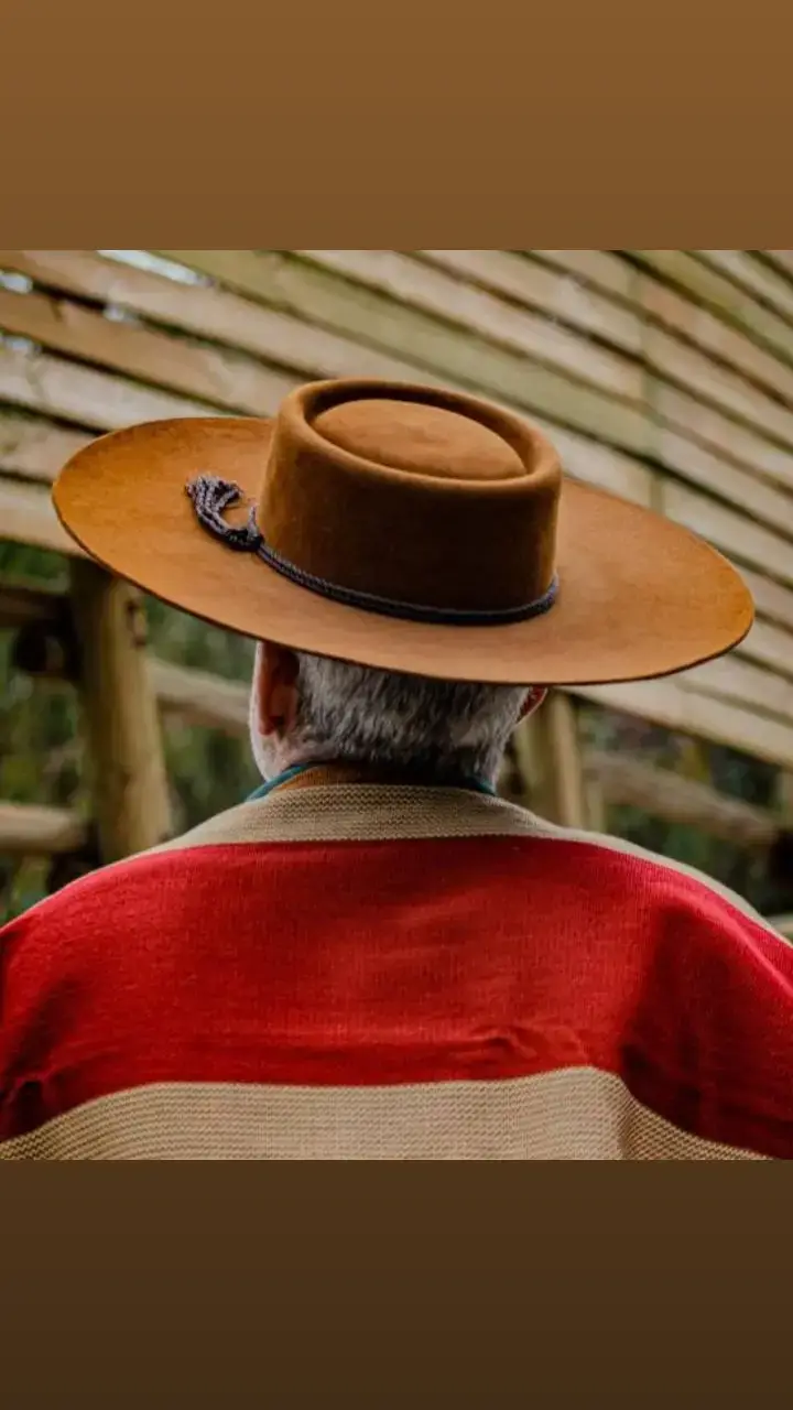 CHILEAN HUASO HAT SOMBRERO DE HUASO CHILENO 🇨🇱🇨🇱🇨🇱🇨🇱🇨🇱🇨🇱🇨🇱🇨🇱