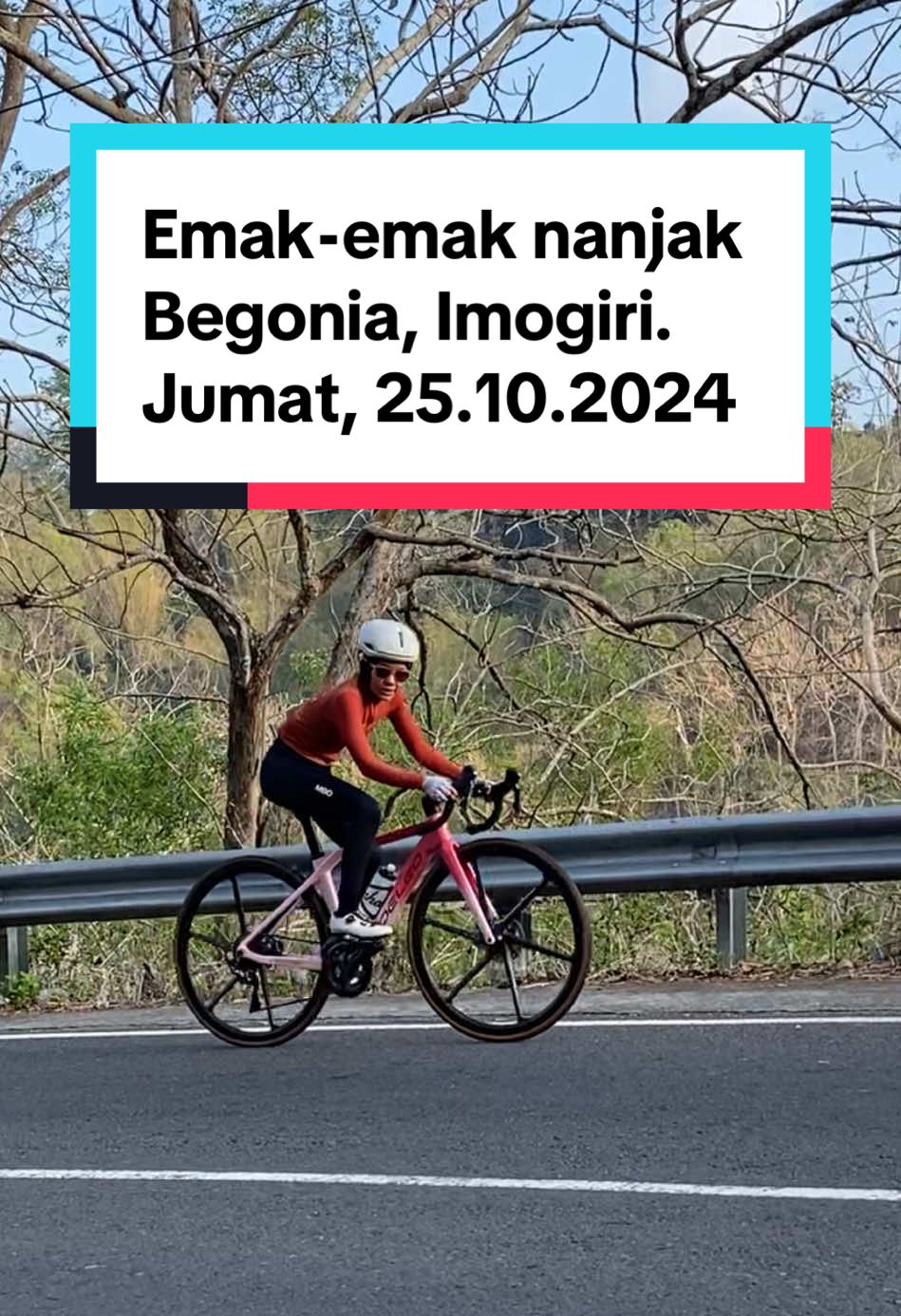 Ayo ramaikan nanjak Bukit Bego, Imogiri. Trek apalan yang syahdu 😁😁 #gowes #imogiri #bantul #bukitbego #jogja #mangunan #roadbike #gravel #mtb #bmx #federal #sepedalipat #foldingbike #bangdune