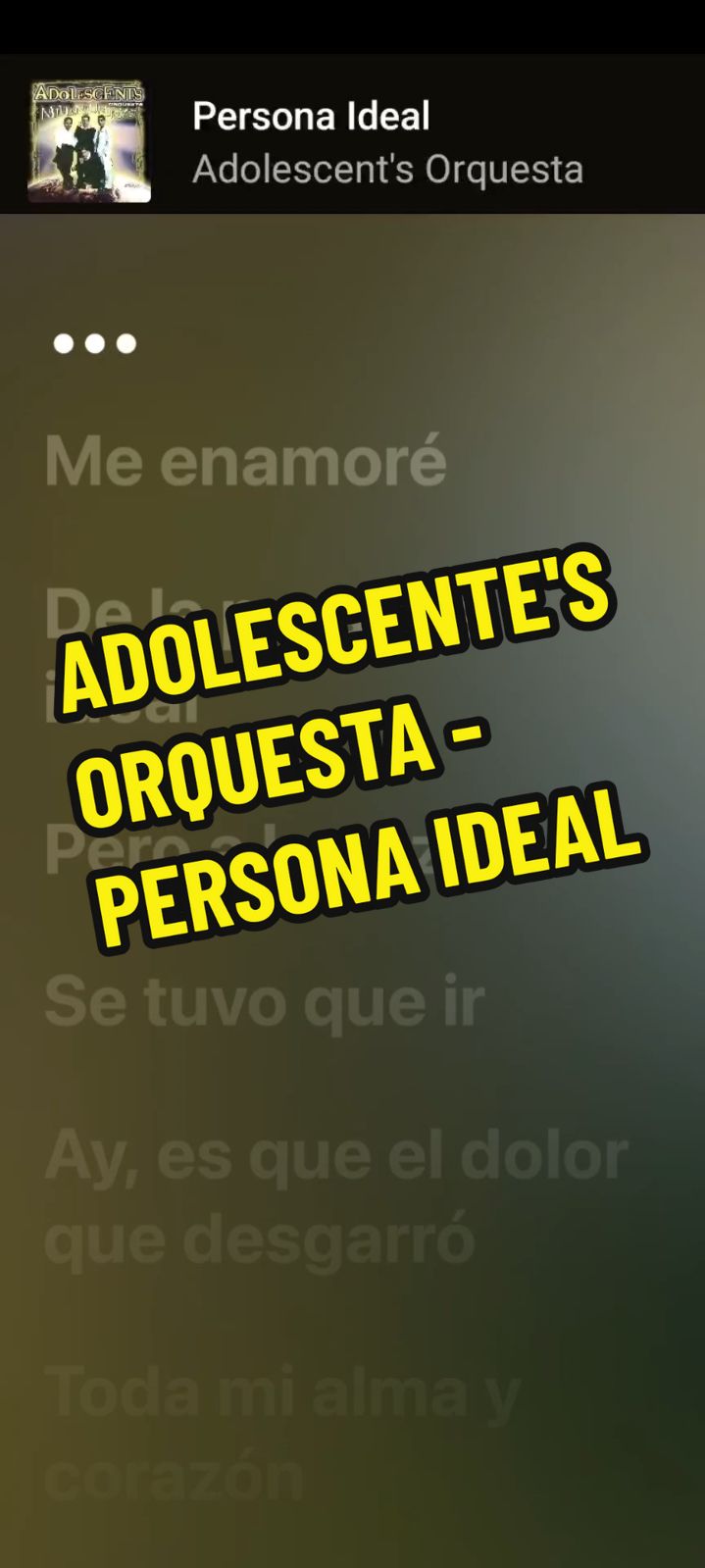 ADOLESCENTE'S ORQUESTA - PERSONA IDEAL  #adolescentes #personaideal #tendencia #parati #foryou #gustosculposos🎵 #Viral #letrasdecanciones #fyp 